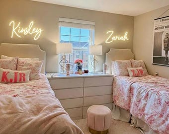 Custom Neon Name Sign, Personalized LED Light, Room Decor, Dorm Wall Art, Teen Girl Room Sign, Custom Bedroom Neon Sign