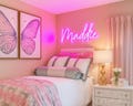 Custom Name Neon Sign For Kids, Bedroom Decor, Battery operated Neon Sign, Wall Decor, Christmas Gifts