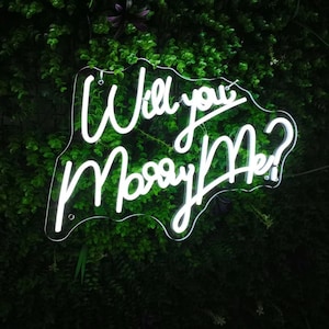 Will you marry me neon sign,Valentines day gift,Custom Neon Sign Wedding, Wedding Neon Sign, Neon Sign Wedding
