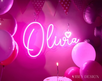 Neon Sign Bedroom Neon Sign Custom Neon Sign Bedroom Custom Name Neon Sign For Kids Bedroom Decor Kids Room Decor Home Decor Christmas Gifts