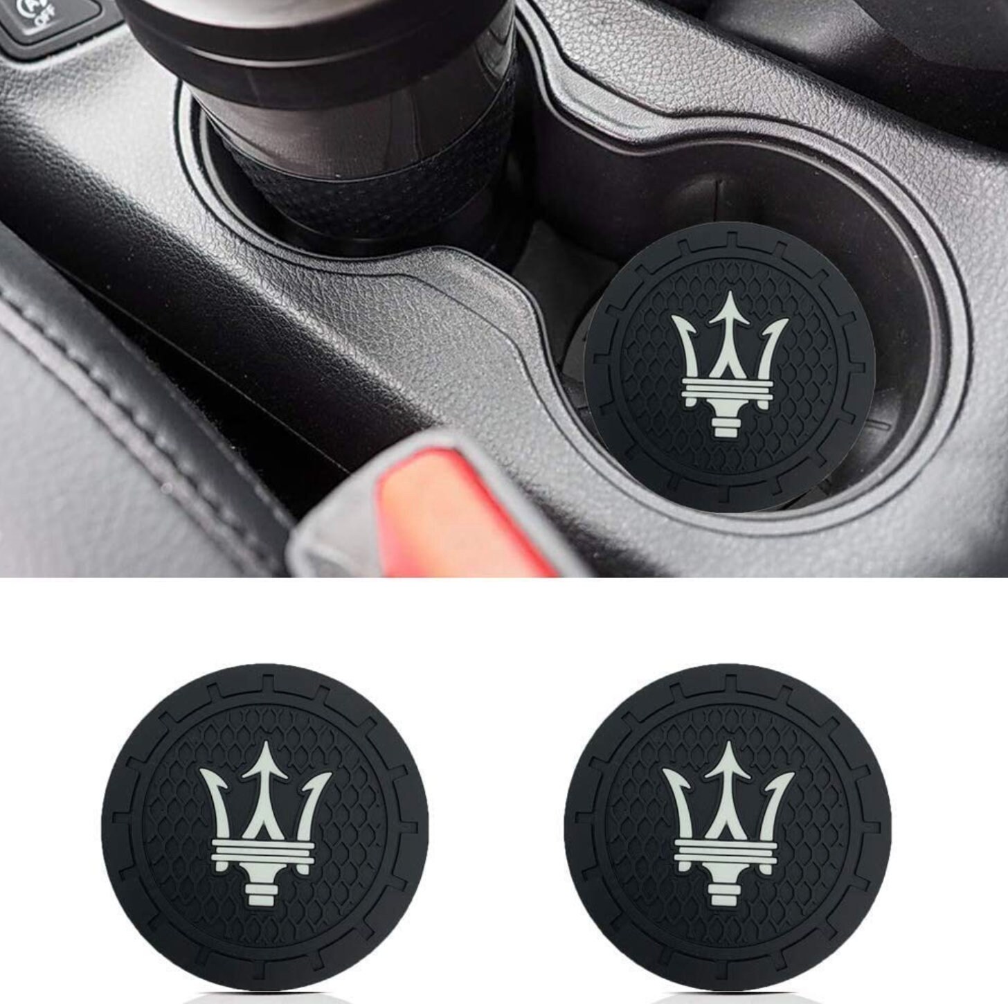 2 Pack Car Cup Holder Coasters for 2.75 inch for MASERATI Etsy