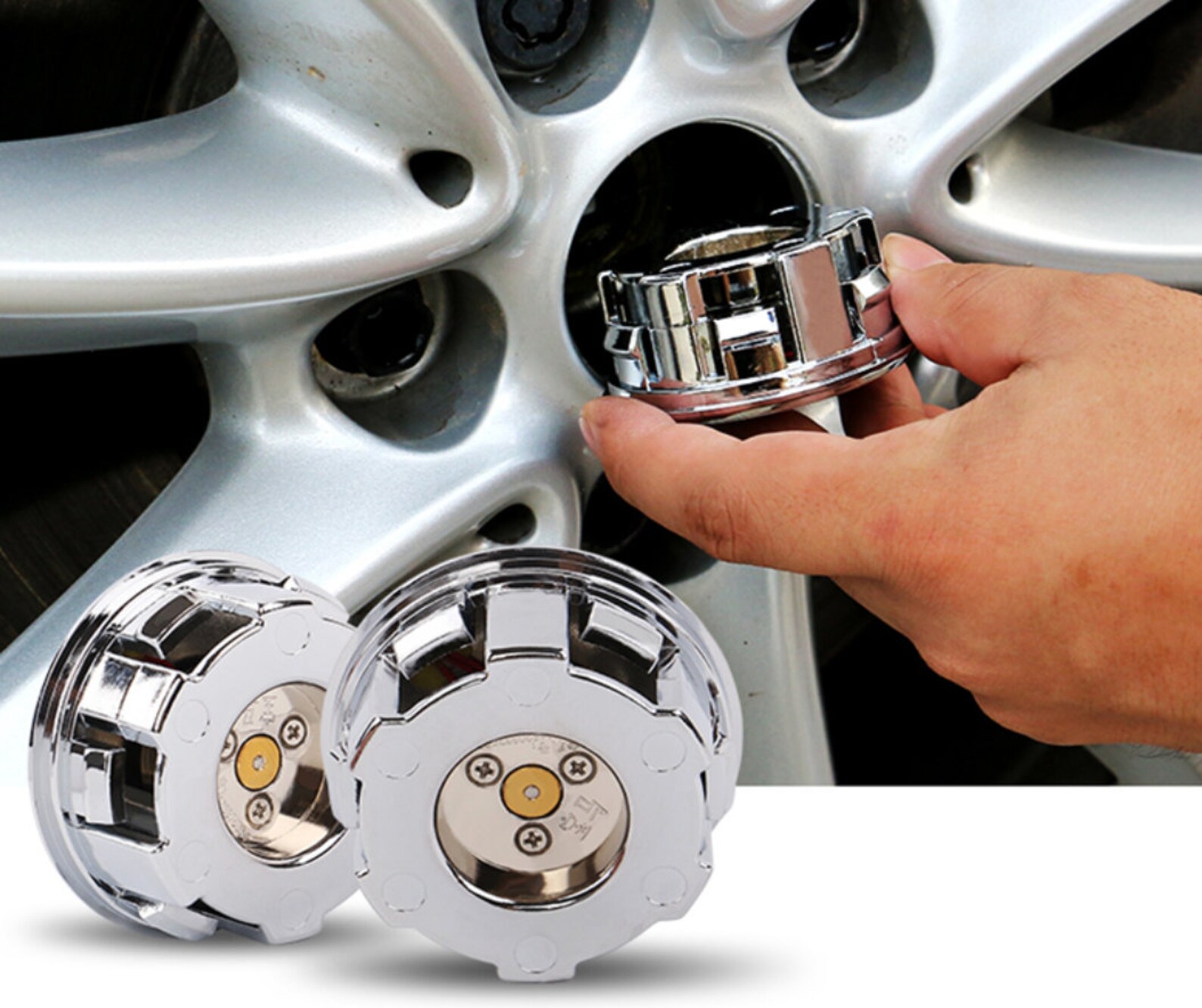 Land Rover LED Floating Center Caps 66mm 4pcs Fits all Etsy