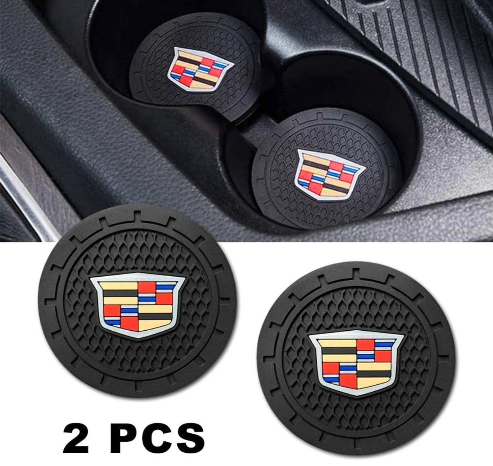2 Pack Car Cup Holder Coasters for 2.75 inch for CADILLAC Etsy