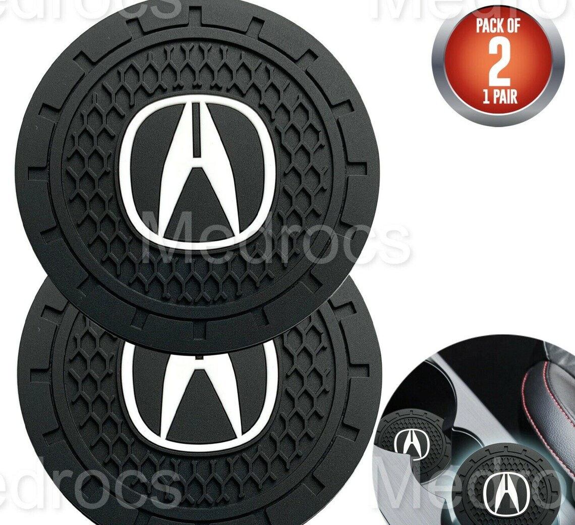 2 Pack Car Cup Holder Coasters for 2.75 inch for ACURA Etsy