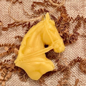 Beeswax Ornaments Horse Head-unscented