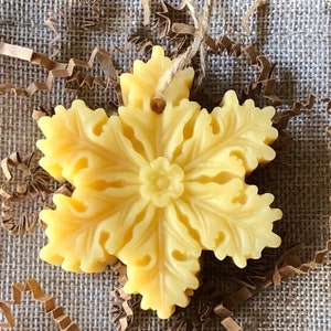 Beeswax Ornaments Snowflake-Scented