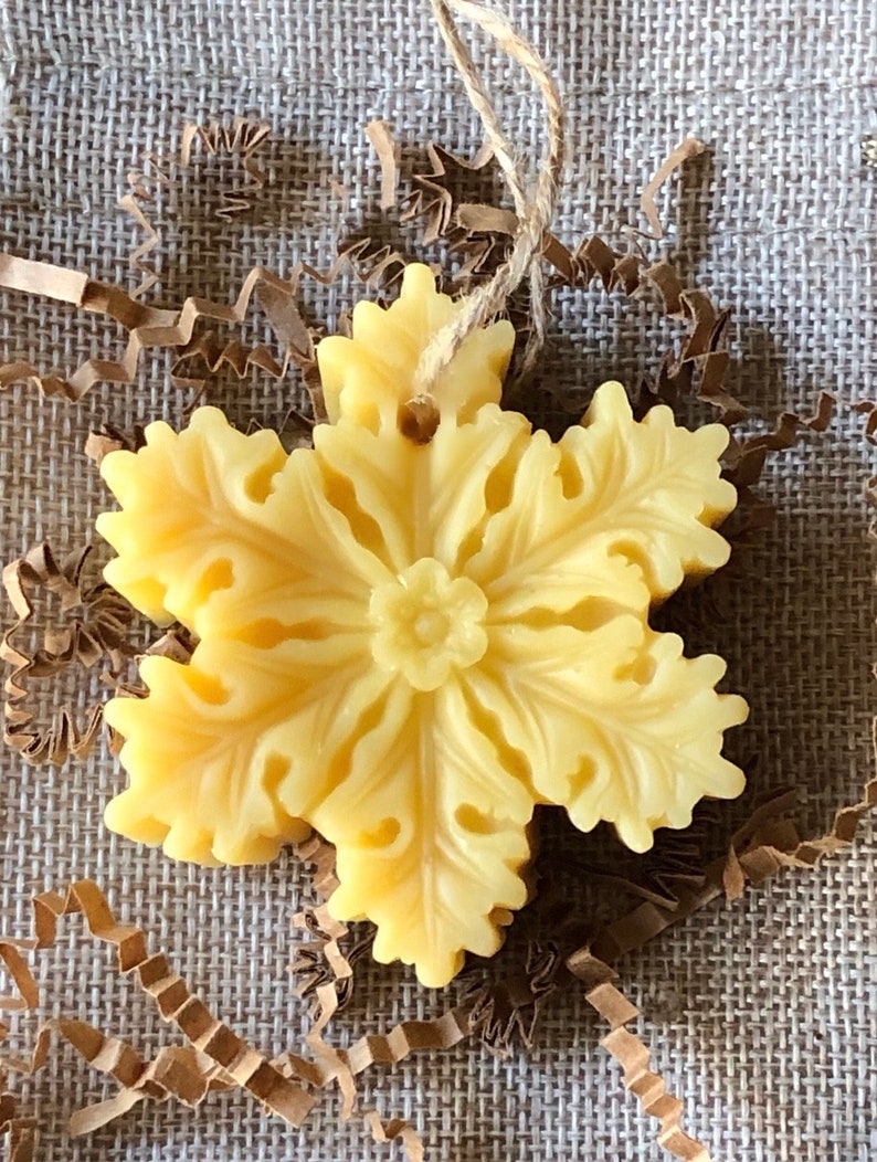 Beeswax Ornaments Snowflake-Scented