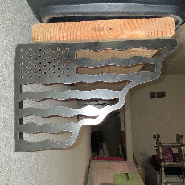 American Flag Shelf Bracket