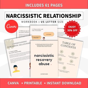 Narcissistic abuse recovery in toxic relationship ebook, gaslighting and love bombing, Therapist resource tool image 1