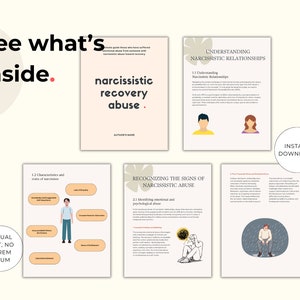 Narcissistic abuse recovery in toxic relationship ebook, gaslighting and love bombing, Therapist resource tool image 4