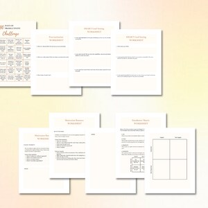 Overcome Procrastination workbook coach, Done for you Self sabotage, Mindset Ebook Plr Template, Course Ebook, lead magnet bild 8