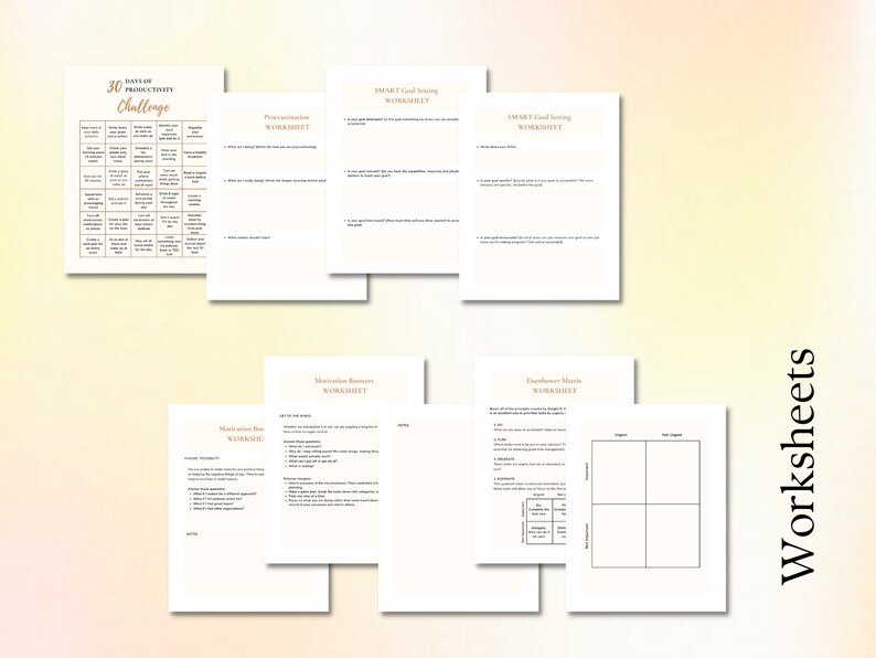Overcome Procrastination workbook coach, Done for you Self sabotage, Mindset Ebook Plr Template, Course Ebook, lead magnet bild 8