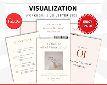 Art of Visualization Ebook, Spiritual Coaching Workbook, Mindfulness Coaching, Personal Growth Ebook, Mental Health Course, Ebook Wellness