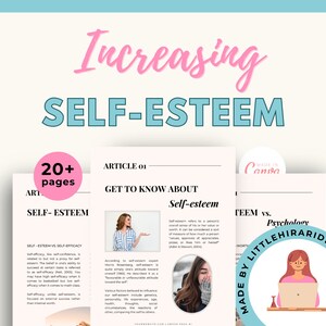 Self Esteem Coach Workbook Brandable Coaching Resources Lead Magnet Coaching Template therapy worksheets social psychology Mental health