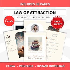Manifesting Plr, Spiritual Book Done for You, Plr Meditation Mindfulness, Personal Growth Ebook, Mindset Guide Workbook, Mindset Coach