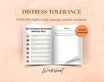 Distress Tolerance VERBESSERT die Fähigkeit, schmerzhafte Emotionen und Situationen zu bewältigen, DBT, Angstbewältigungsfähigkeiten, Achtsamkeit, Entspannungstechnik