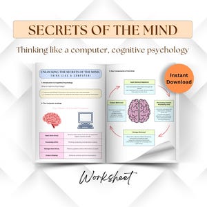 Secretos de la mente, material de psicología cognitiva para comprender los procesos mentales, herramientas de terapia cognitiva