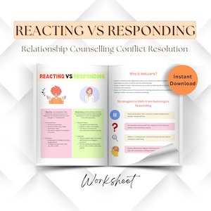 Schede di lavoro sulle abilità comunicative di reazione e risposta, consulenza relazionale, risoluzione dei conflitti, terapia familiare, conflitti di coppia