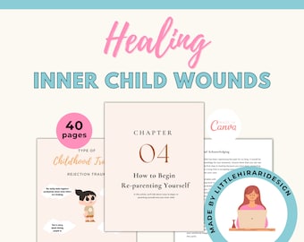 Healing Inner Child Wounds Workbook Done For You Heal Inner Child Reparenting Inner Child Healing Therapy Journal Prompts