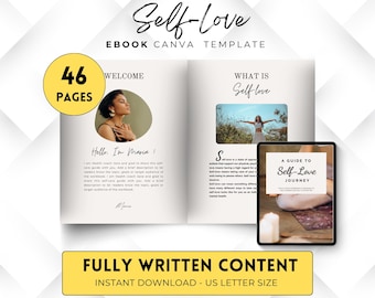 Self- Love Coach Workbook, Done For You Self-Love, Brandable Coaching Resources, Lead Magnet