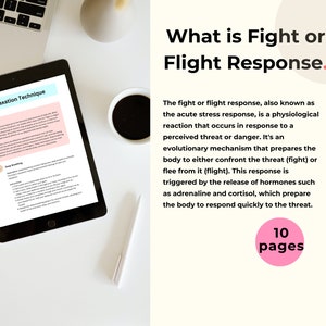 Fight or Flight Response Worksheets for Understanding Emotions ...