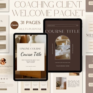 Client Welcome Packet Template, New client Welcome packet, Onboarding Template, Proposal Template, Portfolio template, Virtual assistant