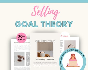 Setting Goal Theory Workbook Canva Template, Done for You Course Finding Purpose Ebook, Goal Setting Guide, Lead Magnet Brandable Life Coach