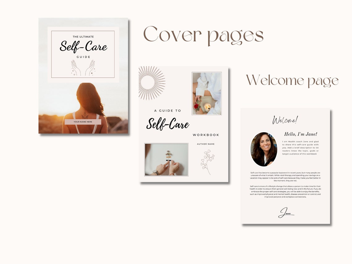 Self-care Coach Workbook Done for You Self-love Life - Etsy