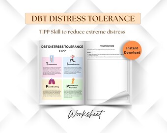 TIPP Fähigkeit, extremen Stress oder emotionale Erregung zu reduzieren, DBT Stress Tolerance, Stressbewältigung