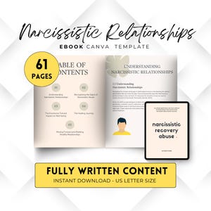 Narcissistic abuse recovery in toxic relationship ebook, gaslighting and love bombing, Therapist resource tool image 2