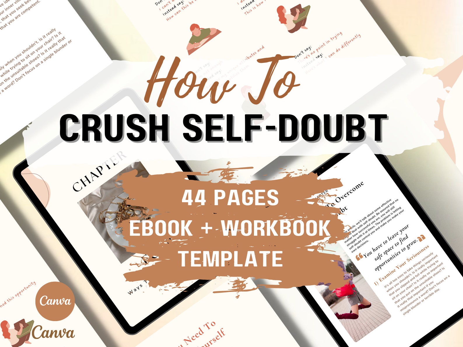 How to Crush Selfdoubt and Be Confident Coach Workbook, Done for You