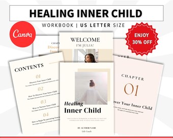 Heal Inner Child Wound Canva Workbook, Reparenting Inner Child, Mother Wound Healing Exercise, Inner child Work Therapist Guide