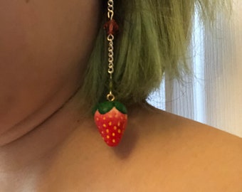 Strawberry Earrings
