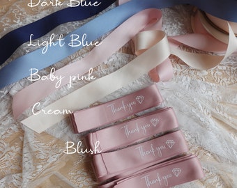 Personalized Cotton Ribbon, 38mm Double Sided, Gift Wrap