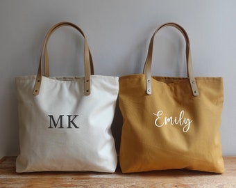 Gepersonaliseerde Tote Bag, Dameshandtas, Strandtas, Canvas Tas, Cadeaus voor haar, Bruidsmeisjestas, Huwelijkscadeau, Aangepaste Tote Bag, Bachelorette