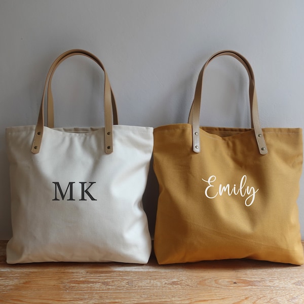 Personalised Tote Bag, Women's Handbag, Beach Bag, Canvas Bag, Gifts For her, Bridesmaid Bag, Wedding Gift, Custom Tote Bag,Bachelorette