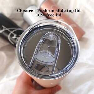 Tumbler Skinny personalizzato da 20 once / Cannuccia e coperchio riutilizzabili / Regali aziendali / Regali per lei / Tumbler Skinny personalizzato / Regali personalizzati immagine 9