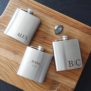 Fiaschetta personalizzata da 177 ml (6 oz), in acciaio inossidabile 304