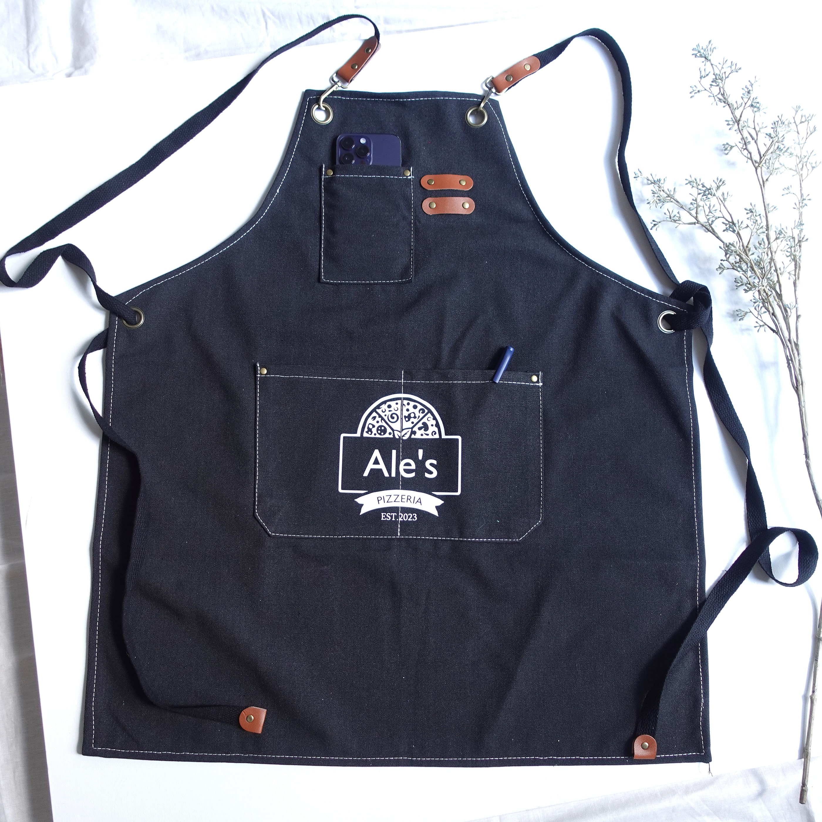 Grill Master Apron, BBQ Apron, Grill Apron, Personalized Apron, Grill Dad Gift, Great Chef, Apron For Men, Barbeque Apron, Grilling Apron