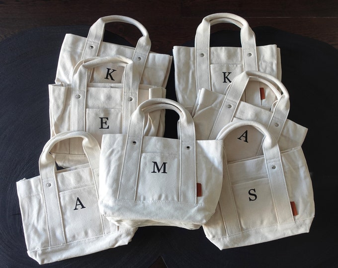 Personalized Mini Canvas Boat Tote Bag, Customized Bag, Canvas Handbag ...