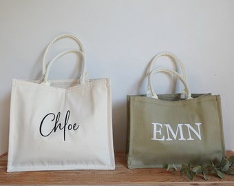 BeLettered. Personalised Tote Bag, Women's Handbag, Beach Bag, Canvas Bag, Bridesmaid Wedding Gift, Custom Tote Bag, Bachelorette