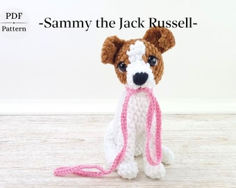 Jack Russell amigurumi dog, Crochet terrier, Realistic small dog