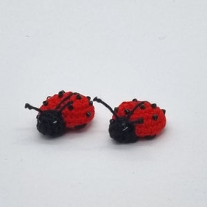 PDF crochet pattern, Ladybug instruction, Amigurumi insect, Miniature beetle, image 4