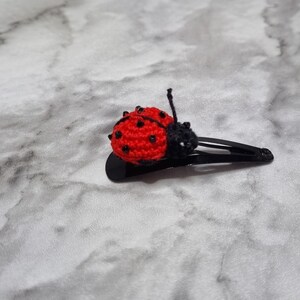 PDF crochet pattern, Ladybug instruction, Amigurumi insect, Miniature beetle, image 6
