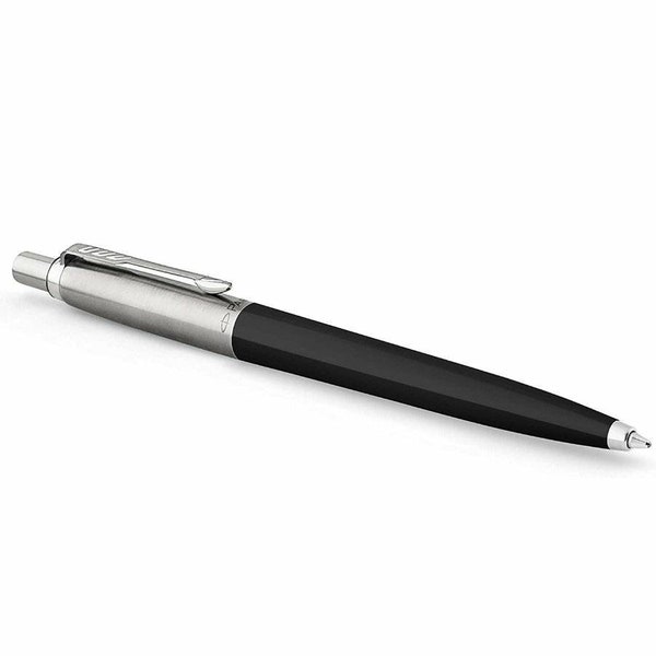 Parker Jotter Originals Ballpoint Pen, Classic Black Finish, Medium Point, Blue Ink