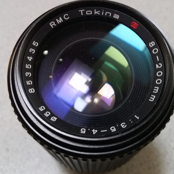 RMC Tokina 80-200mm f/3.5-4.5 Manual Zoom Lens for C/Y (Contax/Yashica)