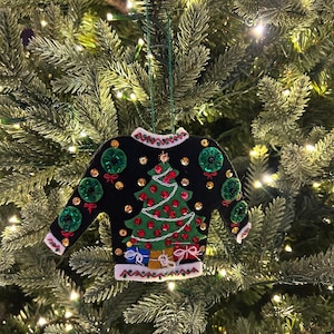 Ugly Christmas Pullover Ornament Variation 5