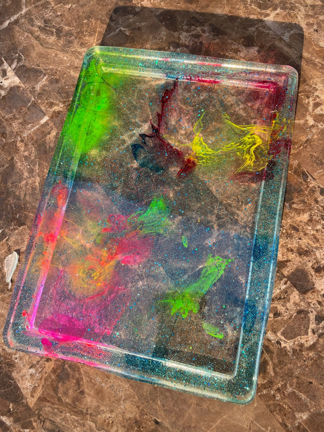 Paint Splatter Rolling Tray Etsy