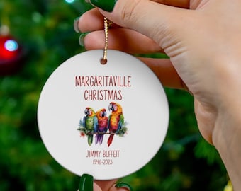 Margaritaville Christmas Ornament Set - Etsy