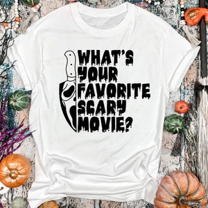 Endastore What's Your Favorite Scary Movie Barbie Ghostface Shirt